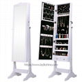 LED mirror jewelry armoire 2