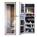 LED mirror jewelry armoire 3
