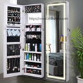 LED mirror jewelry armoire 5