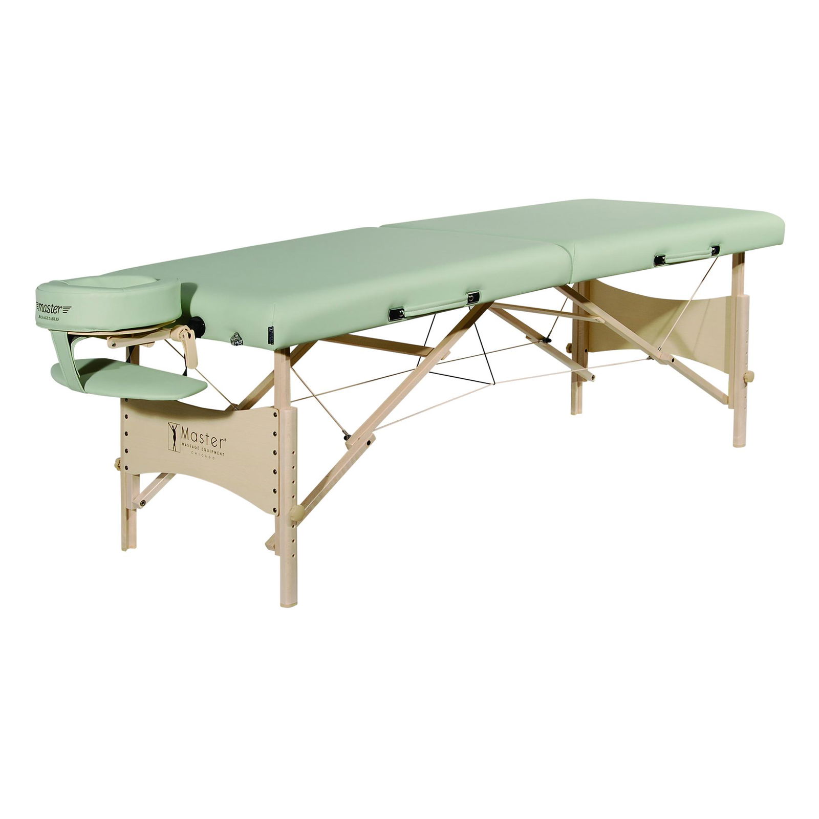 Master Massage 64cm Lily Mint Green Paradise Portable Massage Table