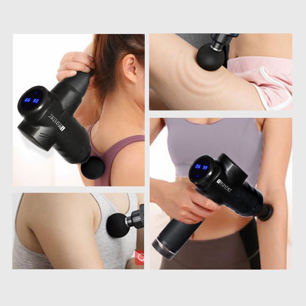 Master Massage 6 Speed Portable Deep Tissue Muscle Fascia Massage Gun 4