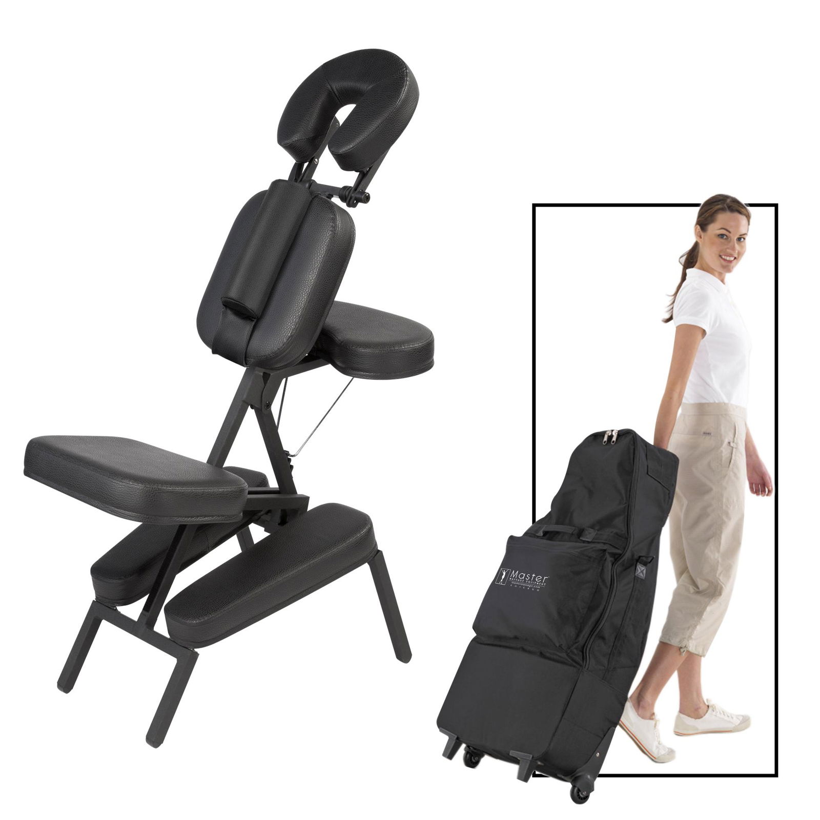 Master Massage - The HUSKY APOLLO™ XXL Portable Massage Chair Package