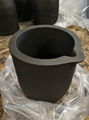 Silicon Graphite Crucible With Spout For Melting 2