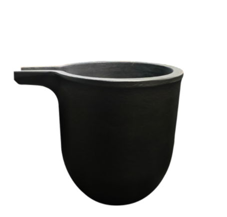 Silicon Graphite Crucible With Spout For Melting 4