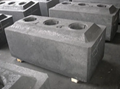 Prebaked anode carbon block for electrolytic aluminum