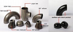 butt weld seamless 4 inch stainless steel pipe elbow in big stock