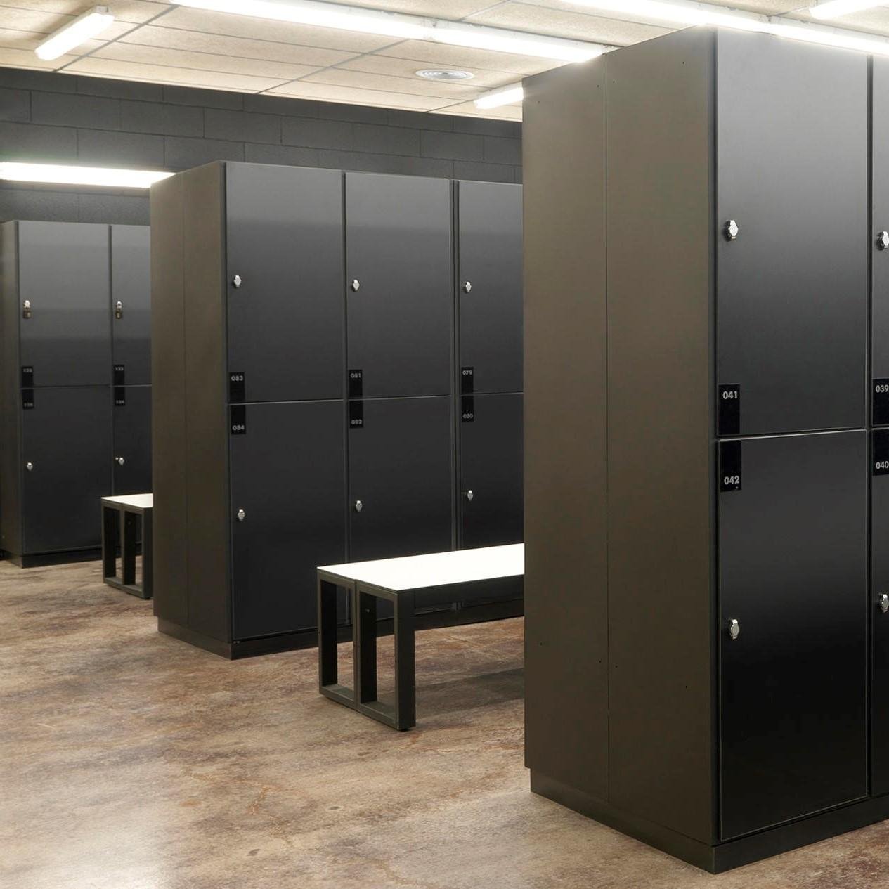 HPL lockers and phenolic compact laminate lockers