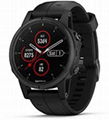 Garmin fēnix 5S Plus Sapphire Black w Black Band Fenix HR Watch   1