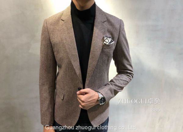 Men’s fashion clothing business suit coat dress western style Skype:jullylee0212