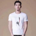 Men’s fashion T-shirt summer clothing dress white new design Skype:jullylee0212