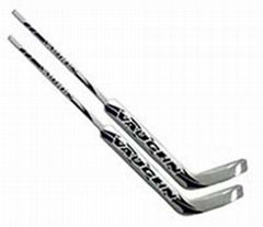 2 Vaughn 7490 composite goal stick full right 25 silver new senior hockey goalie