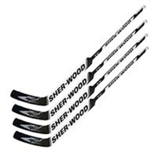 4 Sherwood T70 composite goal stick left 24 PP30 white new int hockey goalie 