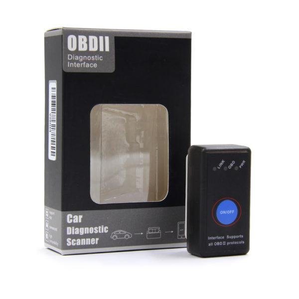 Mini OBD2 Bluetooth 4.0 scanner with power switch for Multi-brands CAN-BUS 