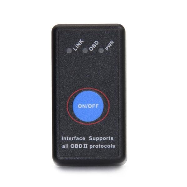 Mini OBD2 Bluetooth 4.0 scanner with power switch for Multi-brands CAN-BUS  4