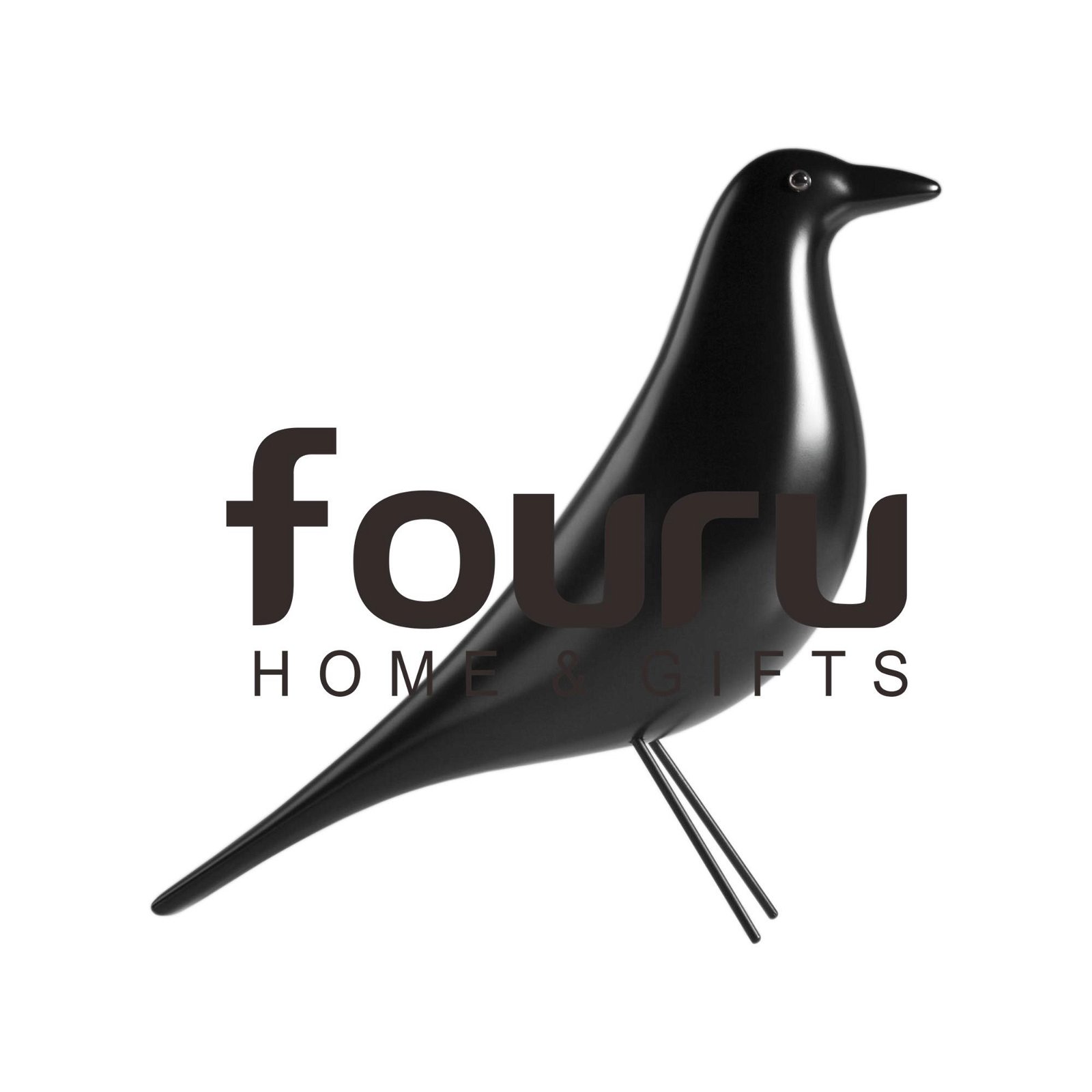 2019 New Arrivals Nordic Songbird Wood Home Decoration Accessories Eames House B