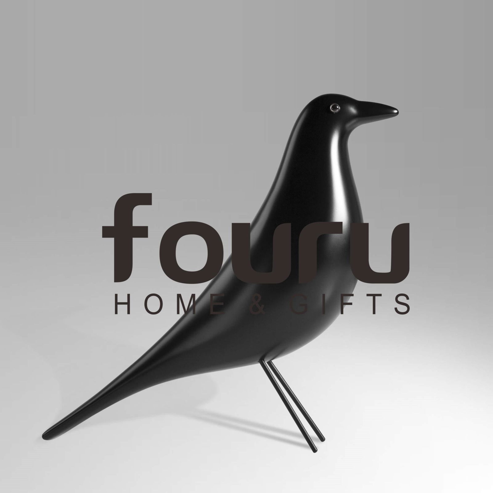 2019 New Arrivals Nordic Songbird Wood Home Decoration Accessories Eames House B 2