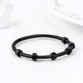 Hot Fashion Titanium Steel Jewelry Twist Stainelss Steel Screw Bracelet Trendly 