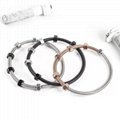 Hot Fashion Titanium Steel Jewelry Twist Stainelss Steel Screw Bracelet Trendly 