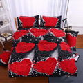 Flower 3D Duvet Cover bedding 4pcs set Bed sheet pillow cases Full/Queen/King 2