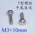 不鏽鋼304螺絲 Y形自攻螺絲 M3*10mm