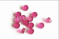 customized drawing industrial jewel bearing synthetic ruby bearing