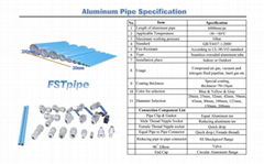 FSTpipe Hot Sale Easy Assemble Aluminum Air Pipe of Air Compressor Parts