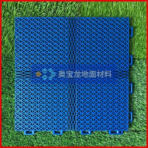 奥宝龙室外体育场馆米格软连接悬浮式塑胶地板工厂直销 2