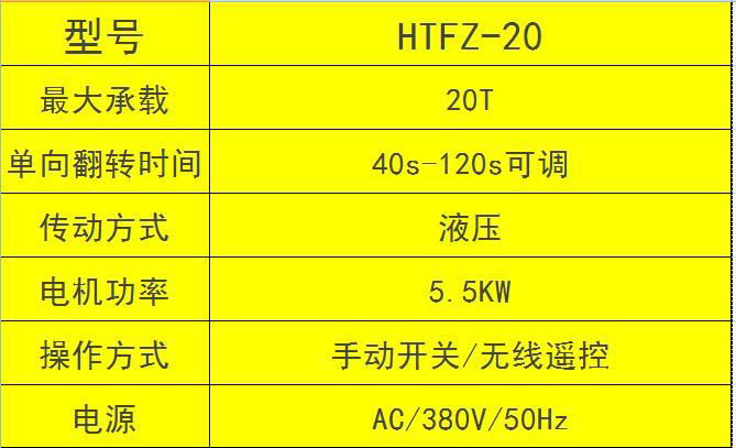 HTFZ-20液壓翻轉機 2