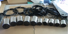 Ultrasonic alage control treatment for swimming pool