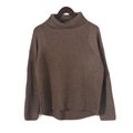 2019 FW ladies fashionable turtleneck loose knitted pullover sweaters