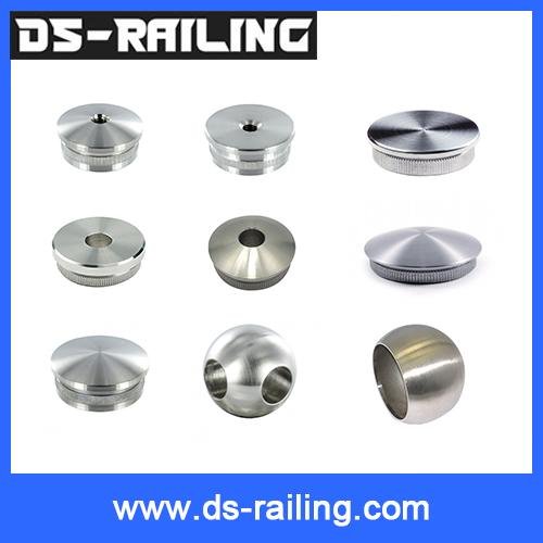 Safe and Dure 304 stainless steel decorative curtain rod end caps
