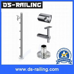 inox stainless steel glass balustrade support