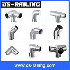 Stainless steel handrail railing fittings