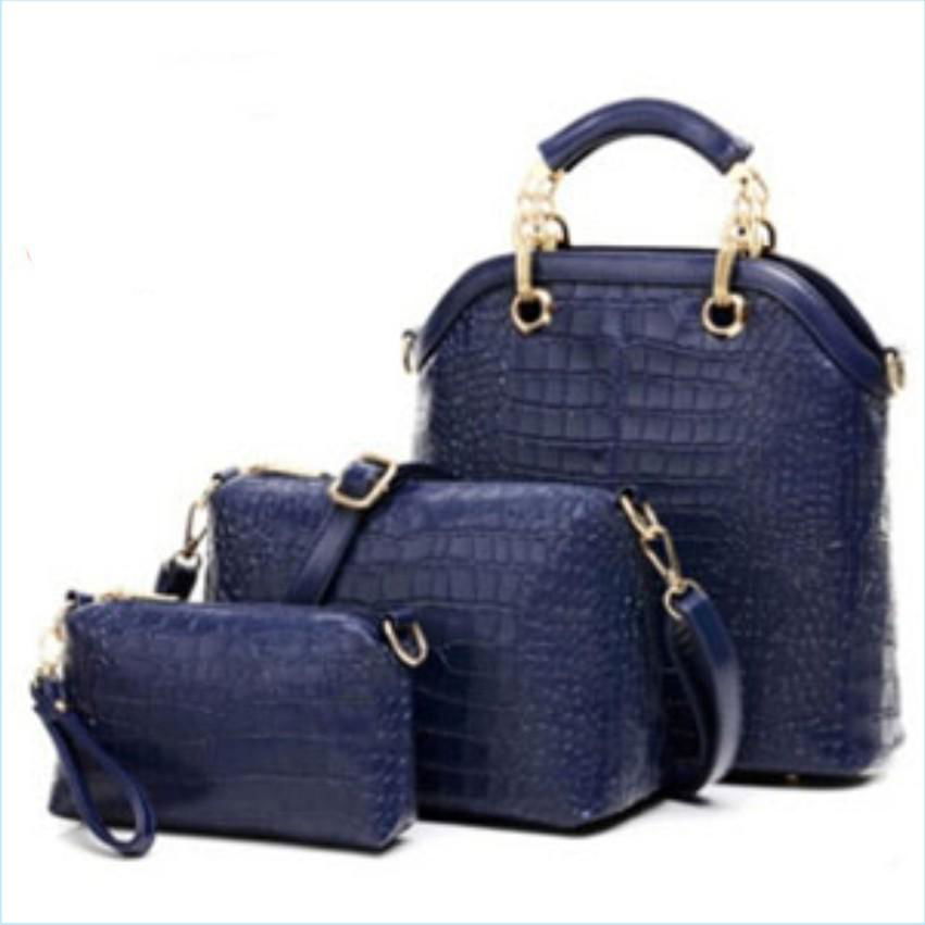 Fashionable leather handbag