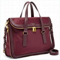 Fashionable leather handbag