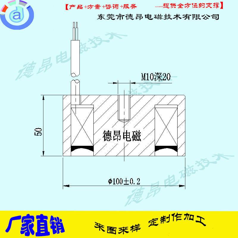 Customization of 100-500KG suction force of lifting chuck electromagnet 4