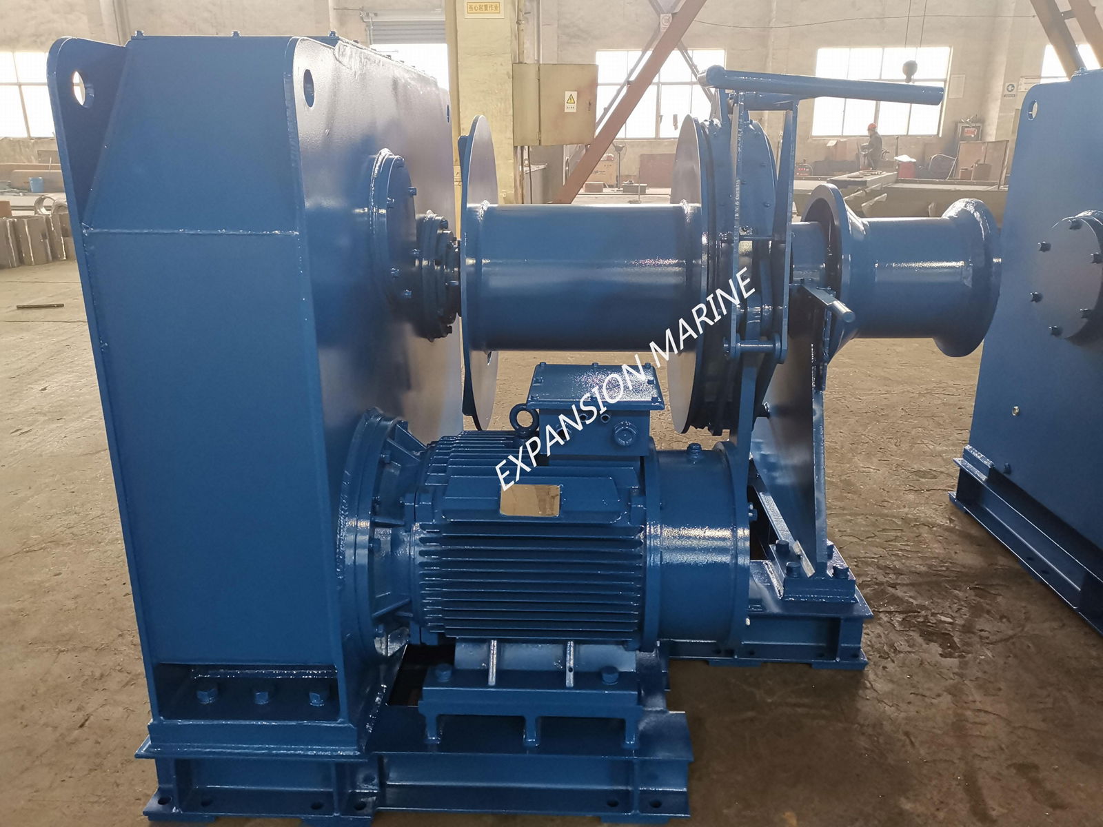 Electric mooring winch for oversea vessel 3