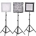Flex 1x1' Bi-Color LED Mat 3-Light Cine Travel Kit with Batteries and AC Adapter