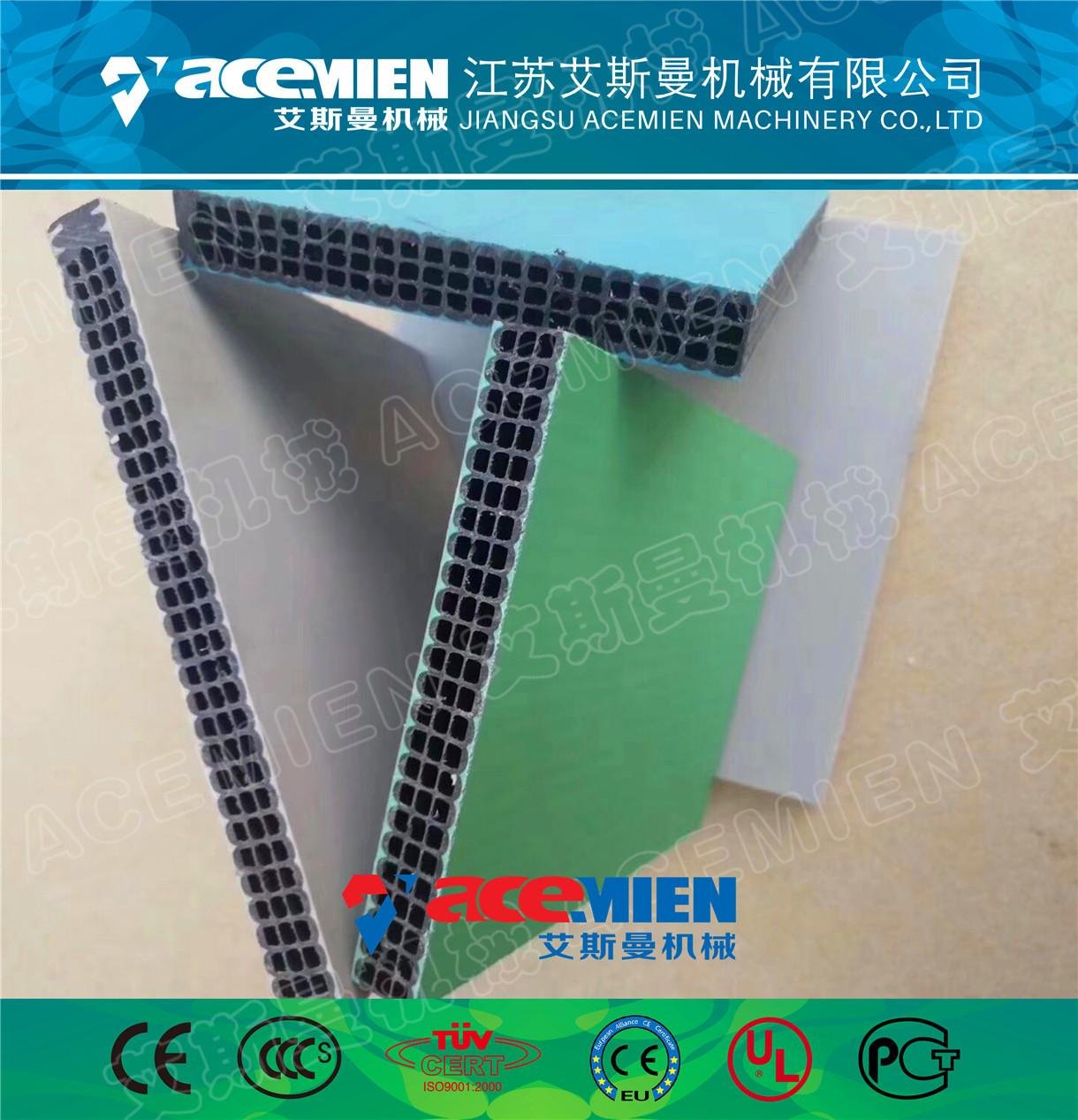 高产量PP塑料中空建筑模板机器高产量中空塑料模板生产线 2