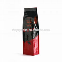 Coffee Bean Packaging 250g/400g/500g Side Gusset Coffee Pouch 