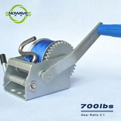 High quality hand trailer winch 700LBS SNOWAVES webbing length 4.3m