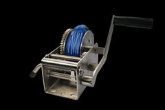 Hand Winch 3300lb Webbing Length 7.5m Boat Winch Flexible Handle Stainless Steel