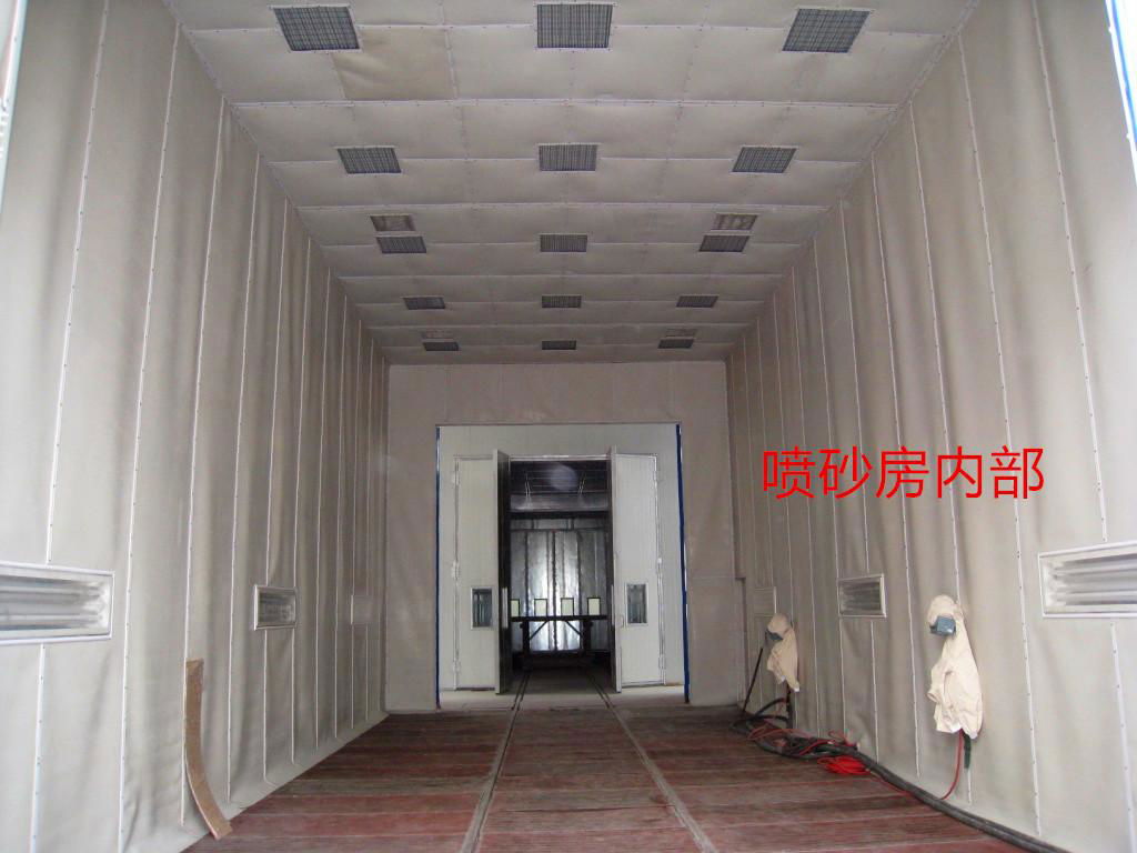 no pollution no foundation pneumatic recovery sand blasting booth 4