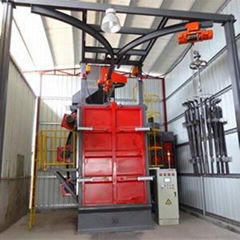 hanger hook type shot blast cleaning equipment