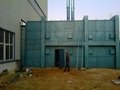 Sand blasting chamber with pneumatic automatic recovery system 3