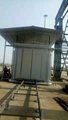 Trolley type air sand blasting chamber with circulation system 4