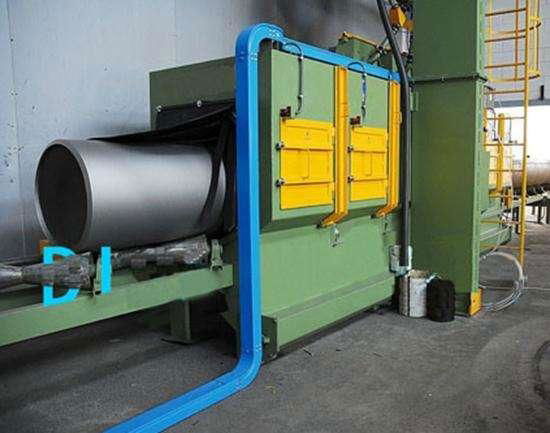 Steel pipe shotblasting machine for  anti-corrosion of metal 3