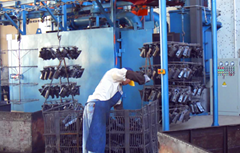 Manufacturer wholesale catenary type shot blasting machine