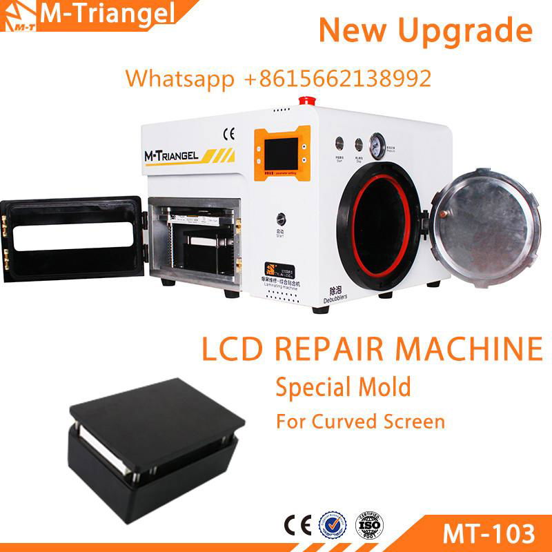 Original M-Triangel Brand vacuum laminating lcd repair machine for iPhone glass 