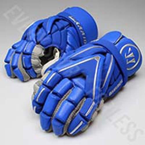Warrior Evo Men's Lacrosse Gloves Senior - Royal Blue (NEW)